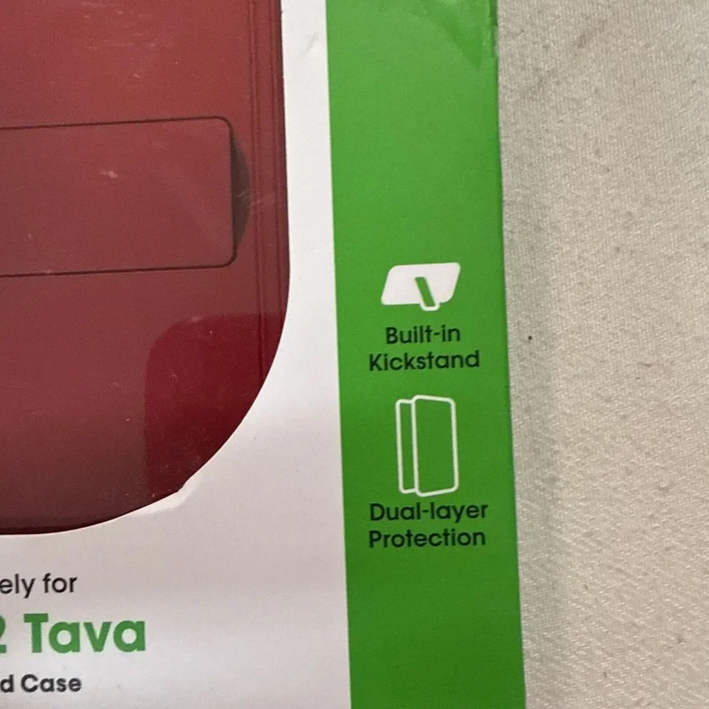 Cricket Nokia C2 Tava Case Cover Piece Kickstand Red‎